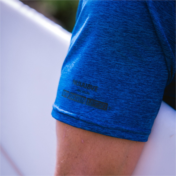 2026 C-Skins Da Uomo Nuwave Maglietta Da Surf A Maniche Corte Con Protezione UV C-NLYSURFM - Deep Blue